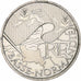 França, 10 Euro, Basse-Normandie, 2010, Paris, MS(63), Prata, Gadoury:EU399