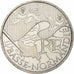 França, 10 Euro, Basse-Normandie, 2010, Paris, MS(63), Prata, Gadoury:EU399