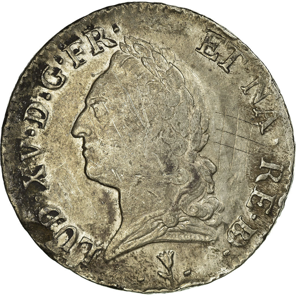 Monnaie, France, Louis XV, Écu de Béarn à la vieille tête, Ecu, 1772, Pau