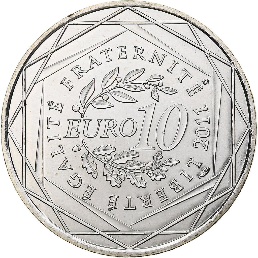 Francia, 10 Euro, Lorraine, 2011, Paris, FDC, Argento, KM:1743