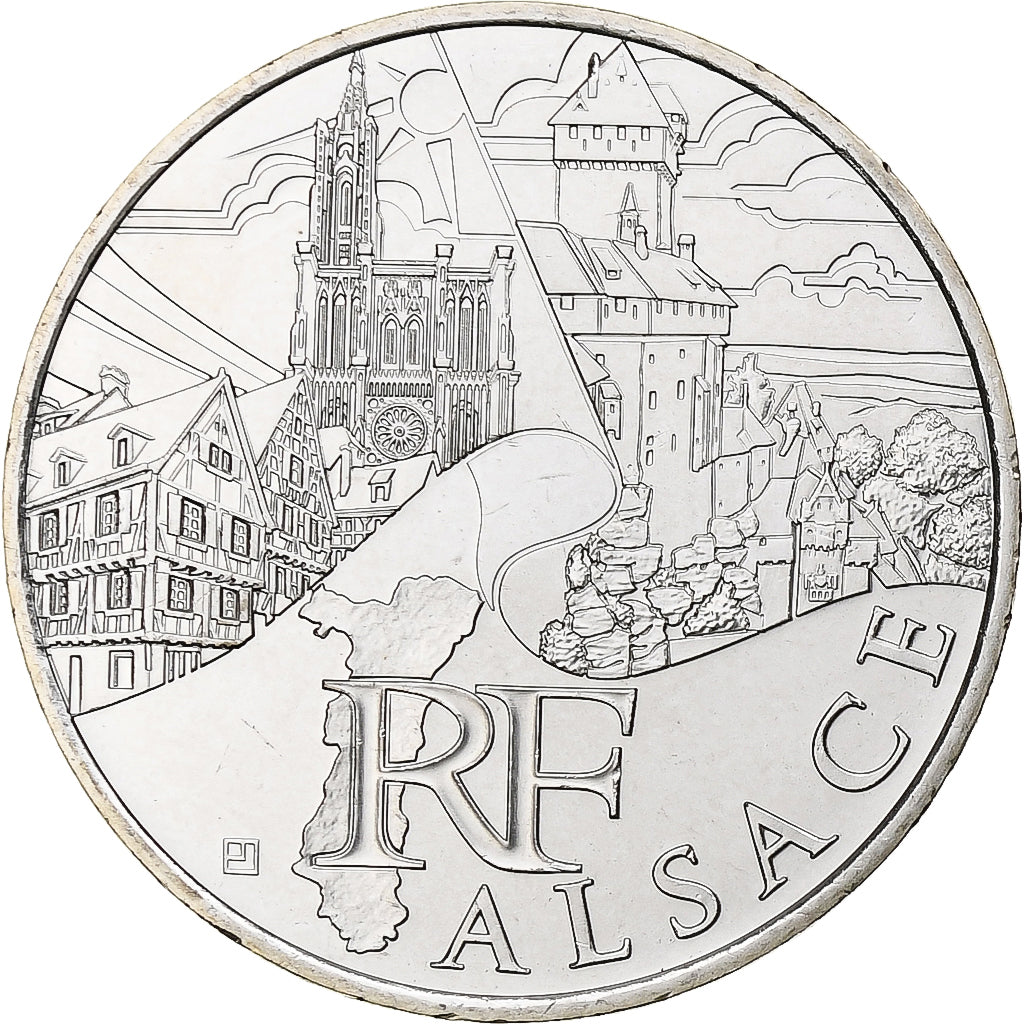 Frankreich, 10 Euro, Alsace, 2011, Paris, STGL, Silber, KM:1734
