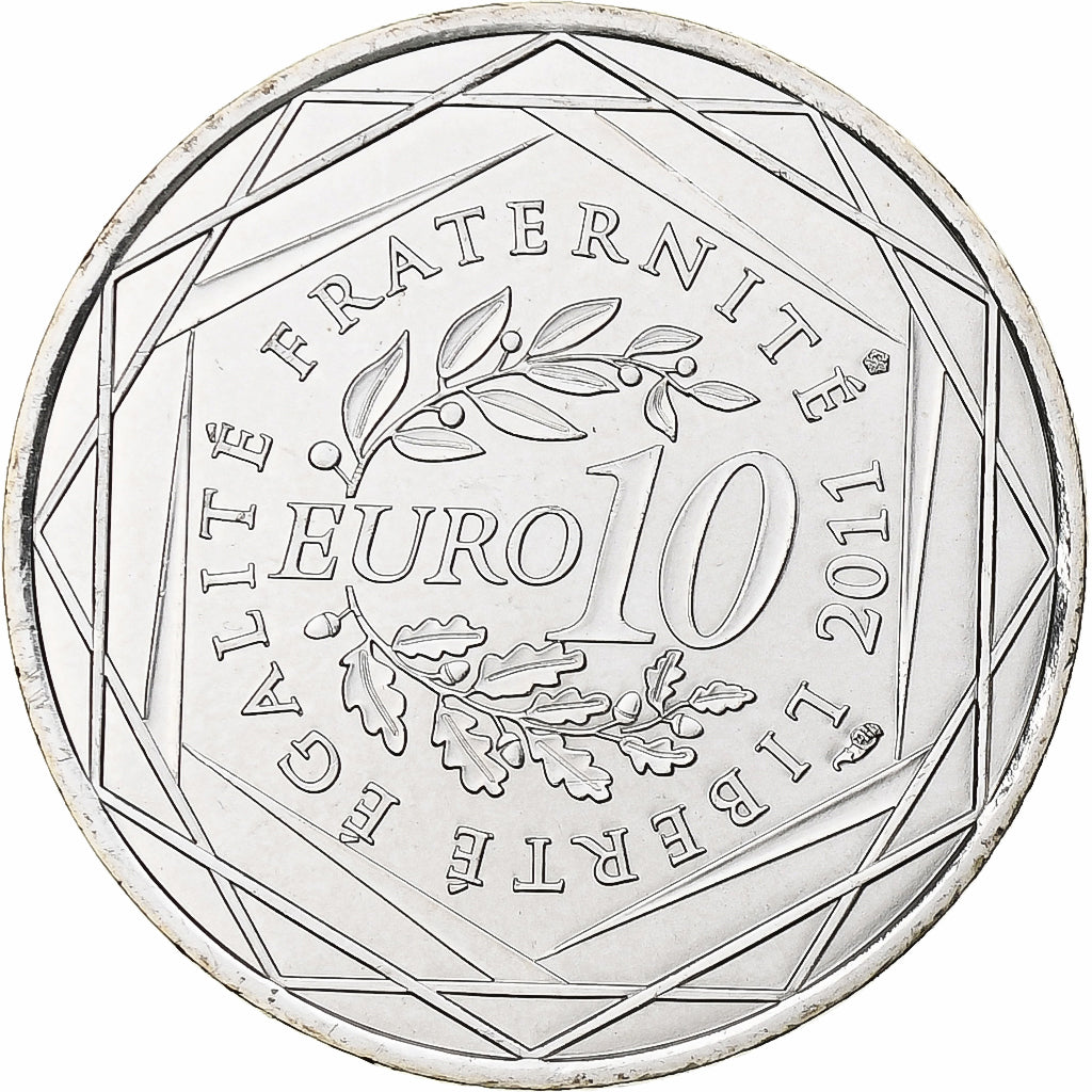 Frankreich, 10 Euro, Alsace, 2011, Paris, STGL, Silber, KM:1734