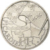 France, 10 Euro, Picardie, 2010, MS(63), Silver