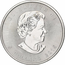 Canadá, Elizabeth II, 5 dollars, 1 oz, Maple Leaf, 2015, Ottawa, Proof, Plata