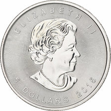 Canada, Elizabeth II, 5 dollars, 1 oz, Maple Leaf, 2015, Ottawa, Proof, Silver