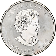 Canada, Elizabeth II, 5 dollars, 1 oz, Maple Leaf, 2015, Ottawa, Proof, Zilver