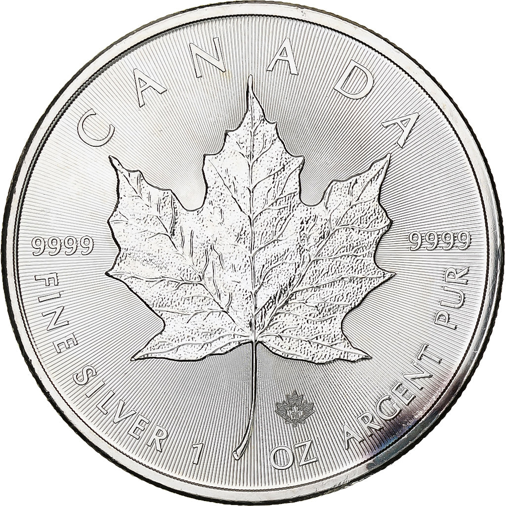Canadá, Elizabeth II, 5 dollars, 1 oz, Maple Leaf, 2015, Ottawa, Proof, Prata