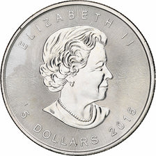 Canada, Elizabeth II, 5 dollars, 1 oz, Maple Leaf, 2015, Ottawa, Proof, Zilver