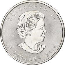 Canada, Elizabeth II, 5 dollars, 1 oz, Maple Leaf, 2015, Ottawa, Proof, Argento