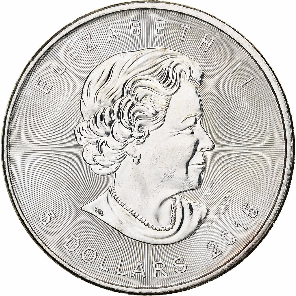 Canada, Elizabeth II, 5 dollars, 1 oz, Maple Leaf, 2015, Ottawa, Proof, Silver