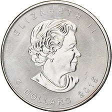 Canada, Elizabeth II, 5 dollars, 1 oz, Maple Leaf, 2015, Ottawa, Proof, Silver