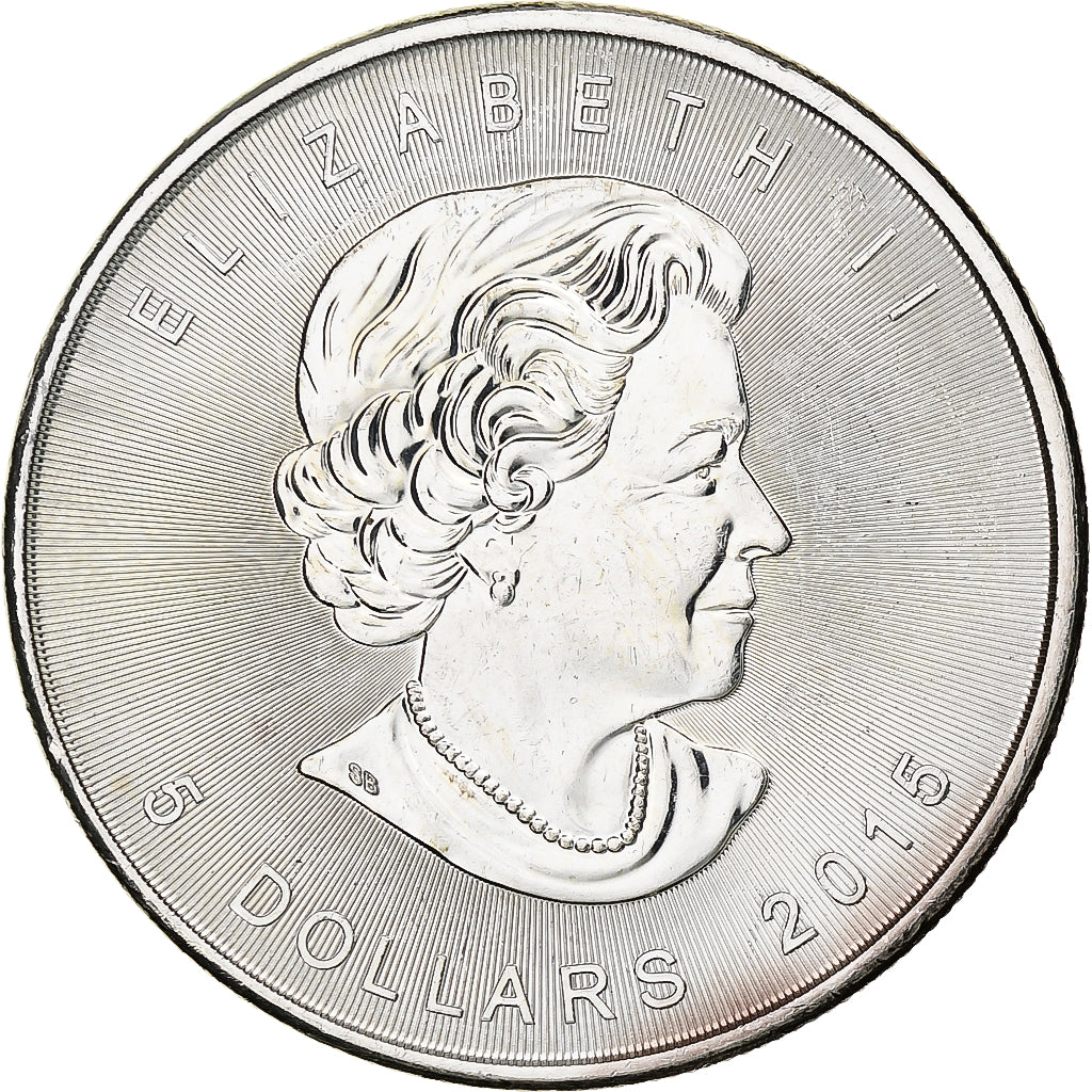 Kanada, Elizabeth II, 5 dollars, 1 oz, Maple Leaf, 2015, Ottawa, Proof, Silber