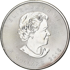 Kanada, Elizabeth II, 5 dollars, 1 oz, Maple Leaf, 2015, Ottawa, Proof, Silber