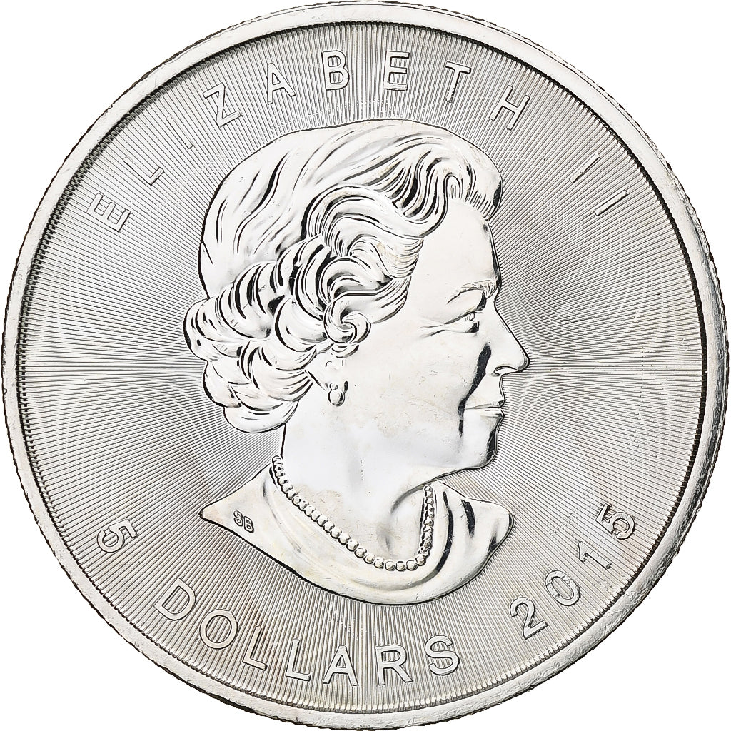 Canada, Elizabeth II, 5 dollars, 1 oz, Maple Leaf, 2015, Ottawa, Proof, Zilver