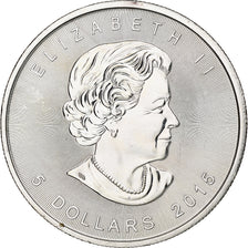 Canada, Elizabeth II, 5 dollars, 1 oz, Maple Leaf, 2015, Ottawa, Proof, Argent
