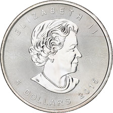 Canadá, Elizabeth II, 5 dollars, 1 oz, Maple Leaf, 2015, Ottawa, Proof, Plata