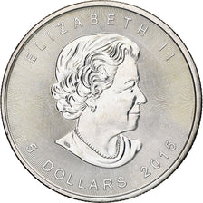 Canada, Elizabeth II, 5 dollars, 1 oz, Maple Leaf, 2015, Ottawa, Proof, Argent
