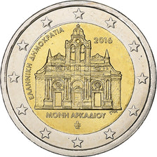 Grecia, 2 Euro, 2016, Bimetálico, SC