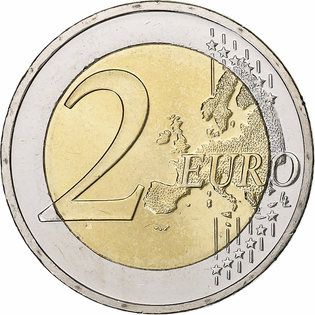 Grecja, 2 Euro, Olympics Athens, 2011, MS(64), Bimetaliczny, KM:239