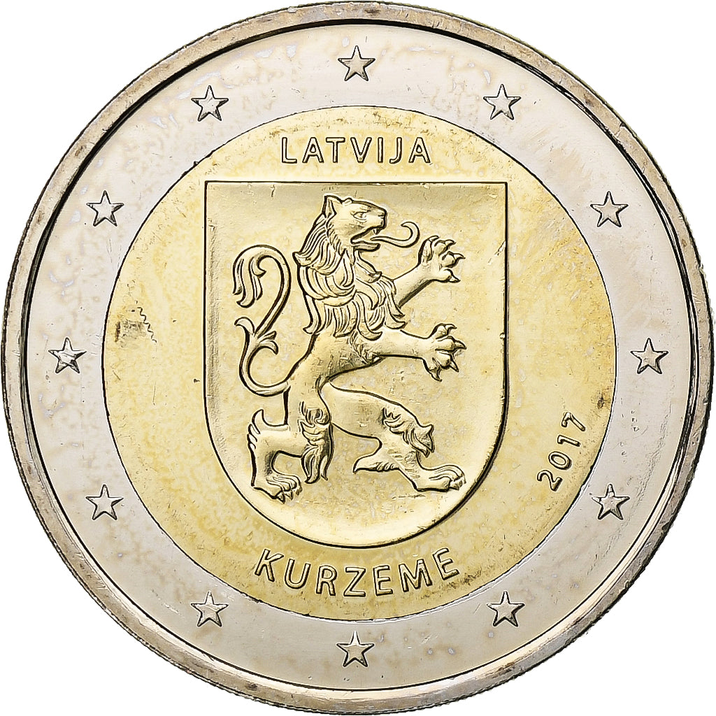 Lettonia, 2 Euro, 2017, Bi-metallico, SPL, KM:New