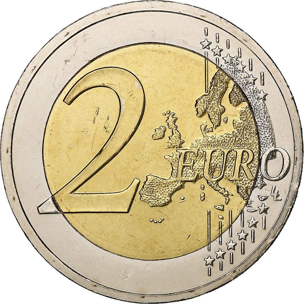 Grecia, 2 Euro, 30 ans   Drapeau européen, 2015, Bimetálico, SC+, KM:272