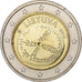 Lituania, 2 Euro, 2016, Bi-metallico, SPL, KM:New