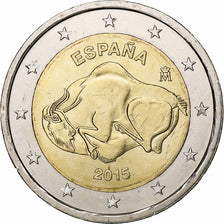 Espagne, 2 Euro, 2015, Madrid, Bimétallique, SPL
