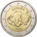 Hiszpania, 2 Euro, 2015, Madrid, Bimetaliczny, MS(63)