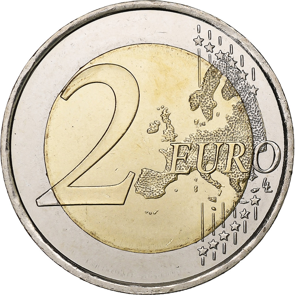 Espagne, 2 Euro, 2015, Madrid, Bimétallique, SPL