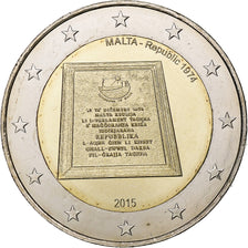 Malta, 2 Euro, 2015, Paris, Bi-metallico, SPL