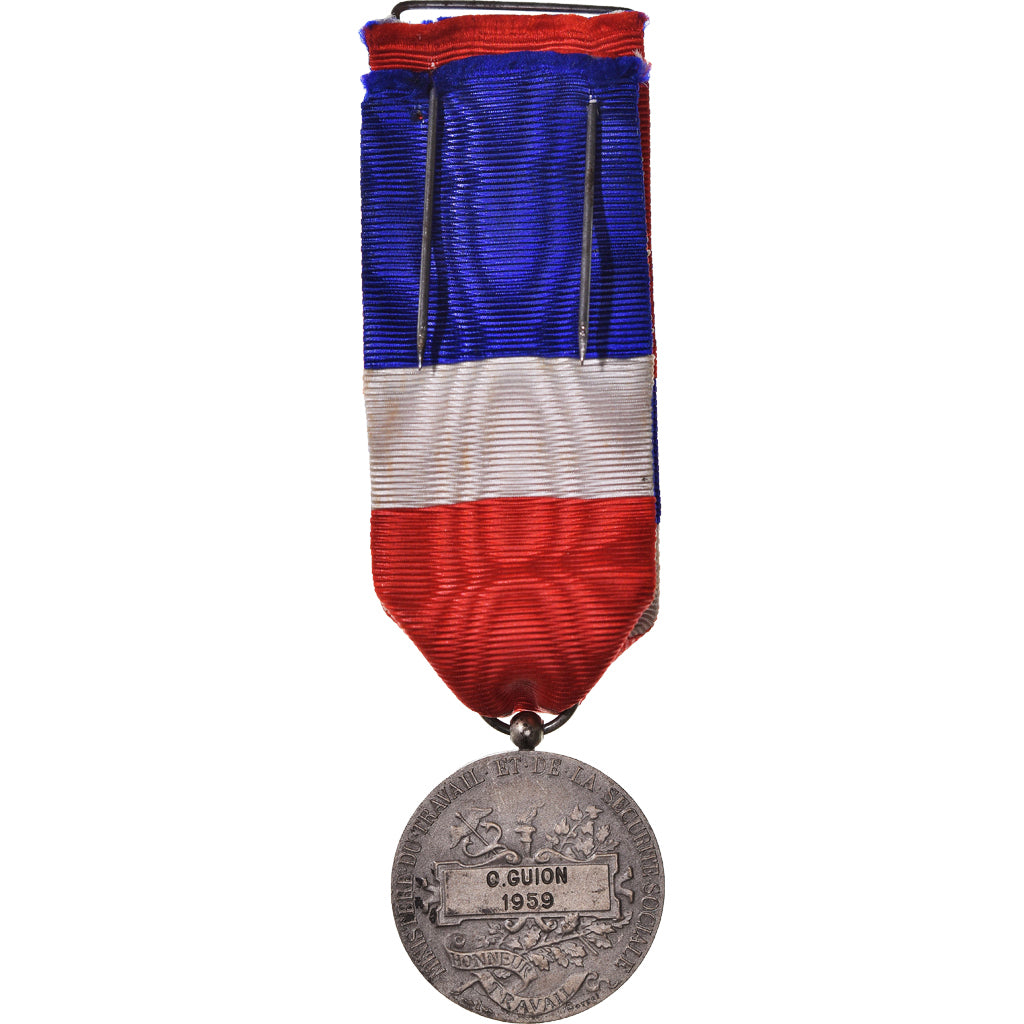 France, Ministère du Travail et de la Sécurité Sociale, Medal, 1959