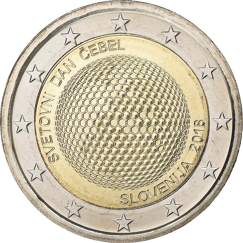 Slovénie, 2 Euro, 2018, Bimétallique, SPL+