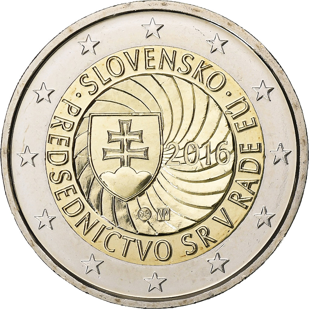 Slovacchia, 2 Euro, 2016, Bi-metallico, SPL+, KM:New
