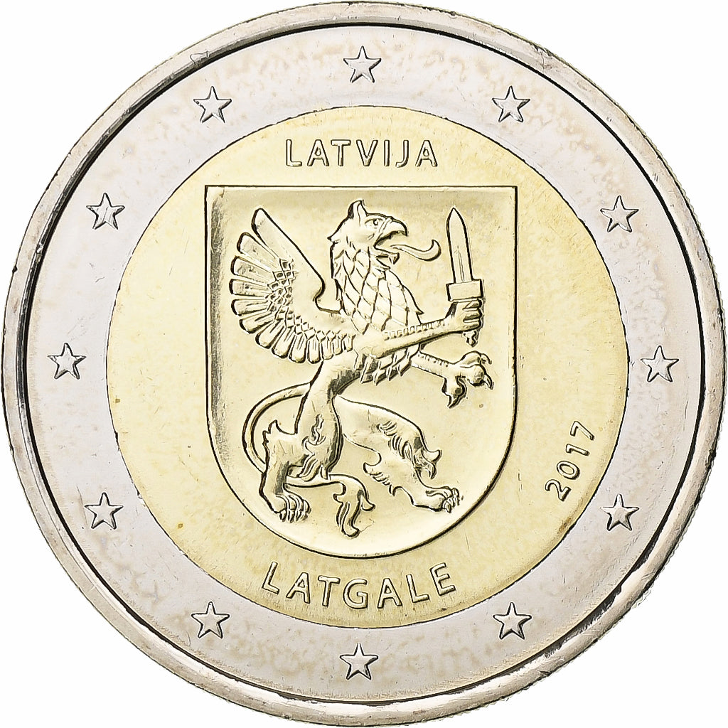 Letland, 2 Euro, 2017, Bi-Metallic, UNC