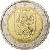Latvia, 2 Euro, 2016, Bi-Metallic, UNZ