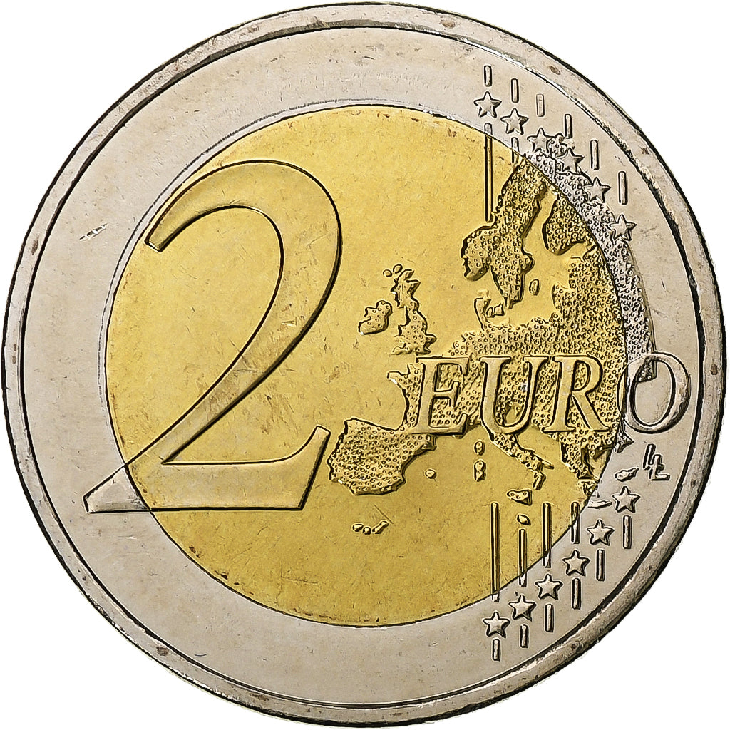 Grécia, 2 Euro, 2016, Athens, Bimetálico, MS(64)