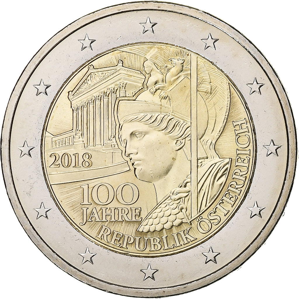 Autriche, 2 Euro, 2018, Bimétallique, SPL+, KM:New