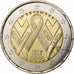 França, 2 Euro, Journée Mondiale Contre le Sida, 2014, Bimetálico, MS(64)