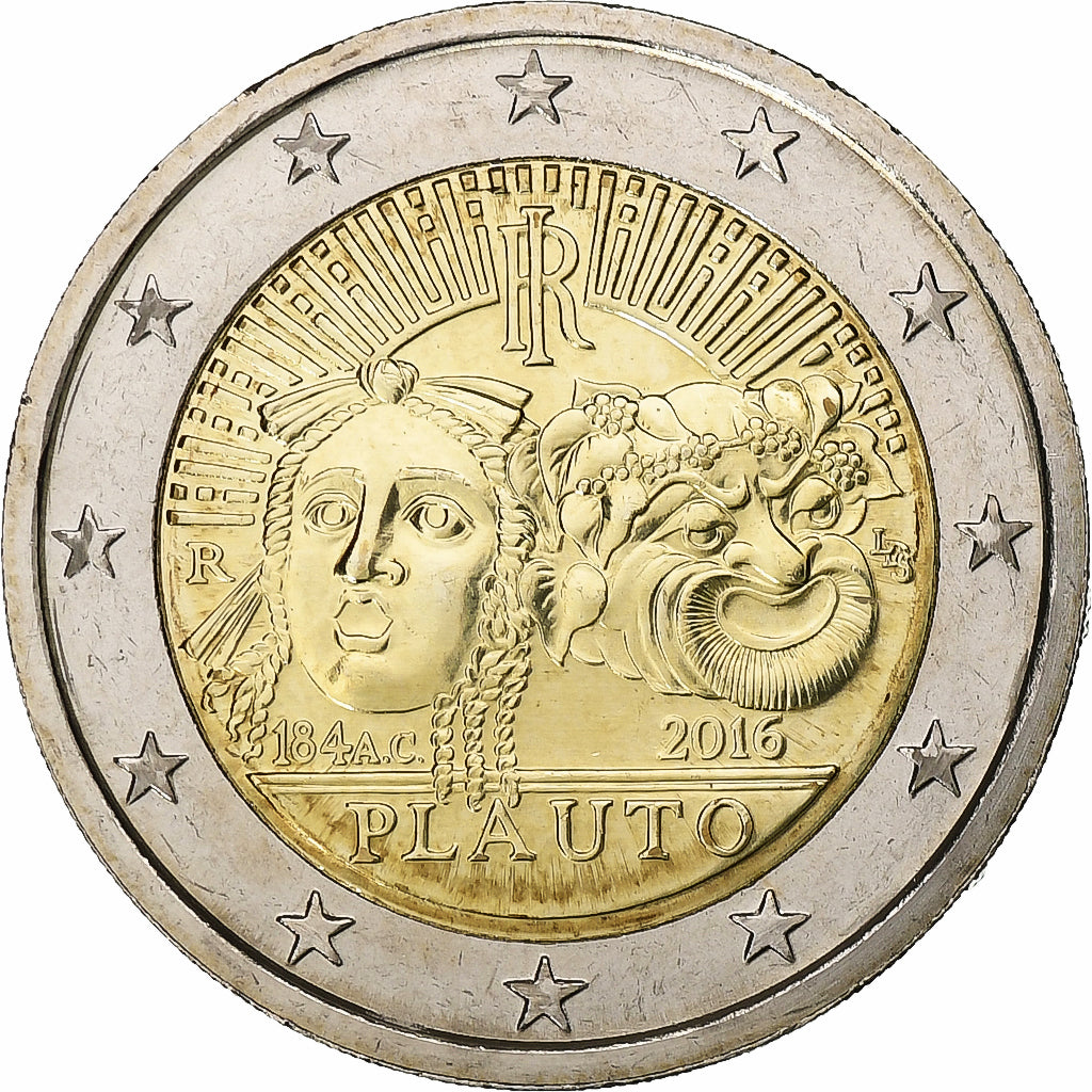 Włochy, 2 Euro, 2016, Bimetaliczny, MS(64)