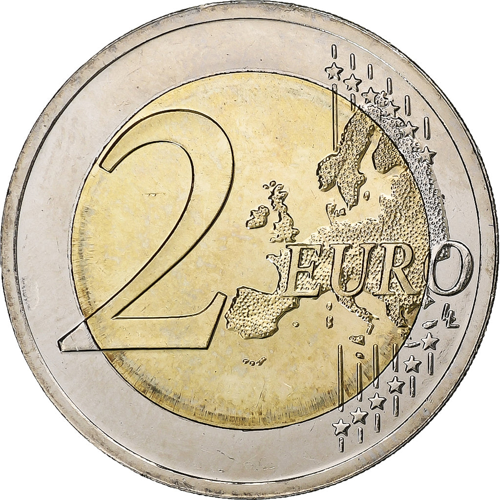 Lithuania, 2 Euro, 2018, Bi-Metallic, UNZ+