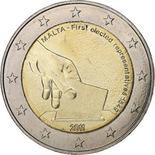 Malta, 2 Euro, 2011, Bi-Metallic, MS(63), KM:144