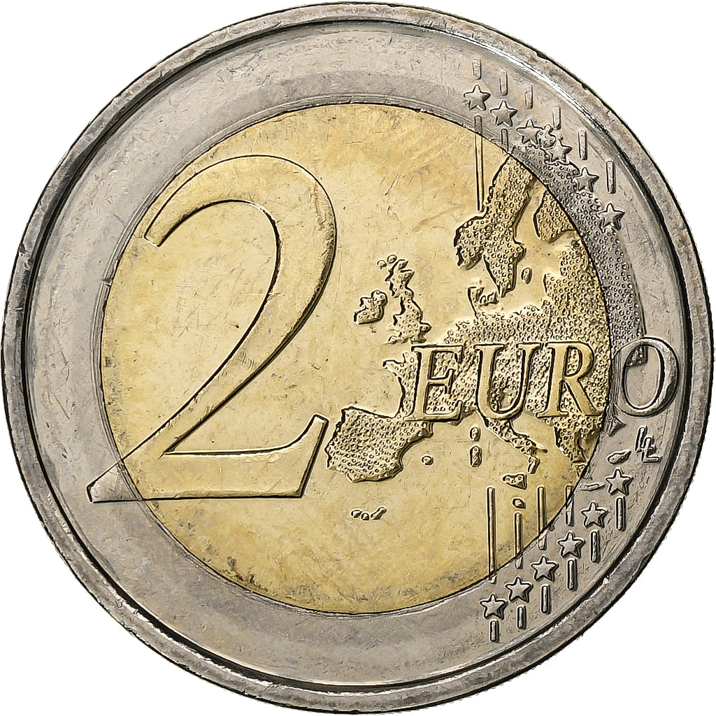 Belgique, 2 Euro, Louis Braille, 2009, Bimétallique, SUP+