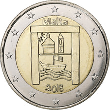 Malte, 2 Euro, From Children in solidarity, 2018, Bimétallique, SPL+