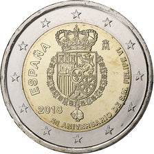 Spain, 2 Euro, 2018, Bi-Metallic, MS(64), KM:New