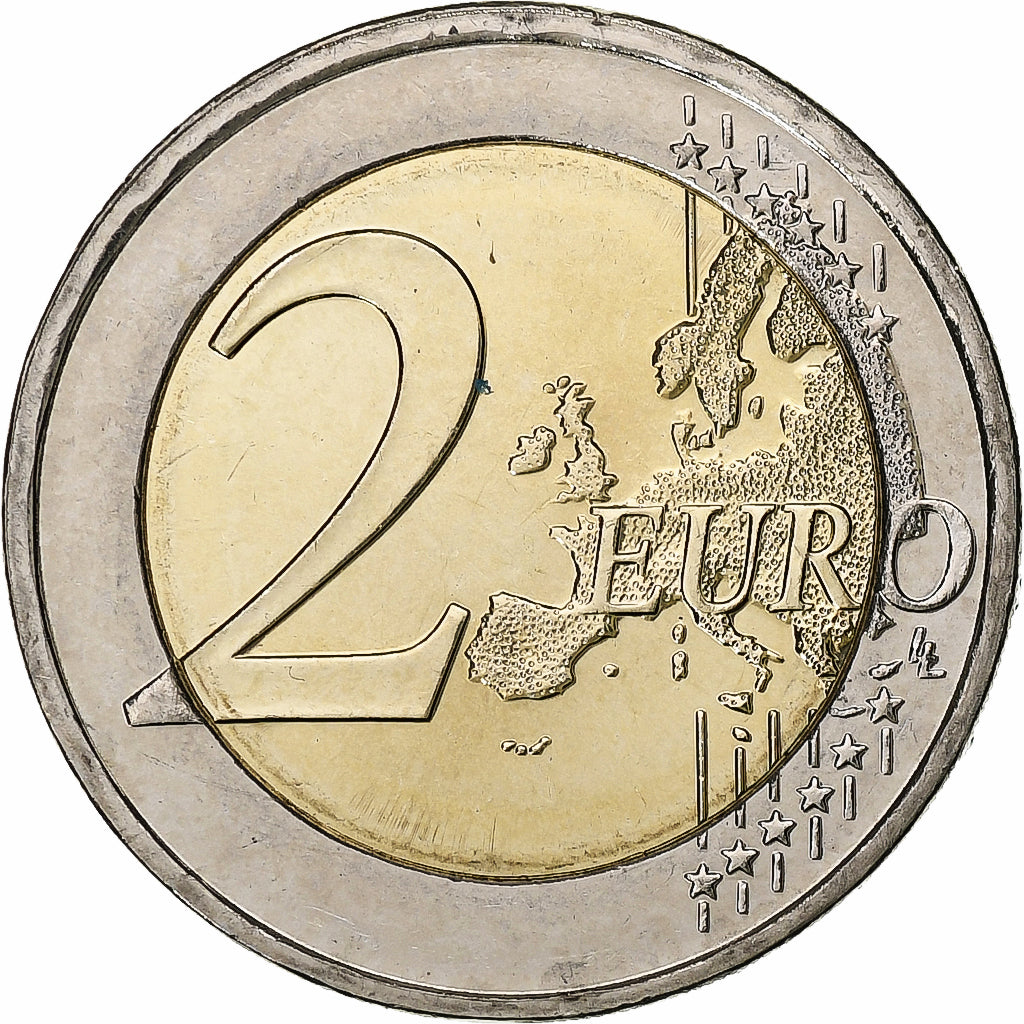 Grecja, 2 Euro, 2018, Bimetaliczny, MS(64)