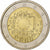 Lithouwen, 2 Euro, 2015, Bi-Metallic, UNC-