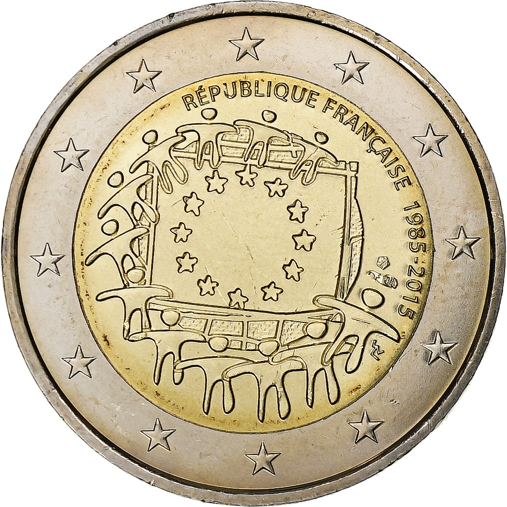 France, 2 Euro, 2015, Bimétallique, SPL+