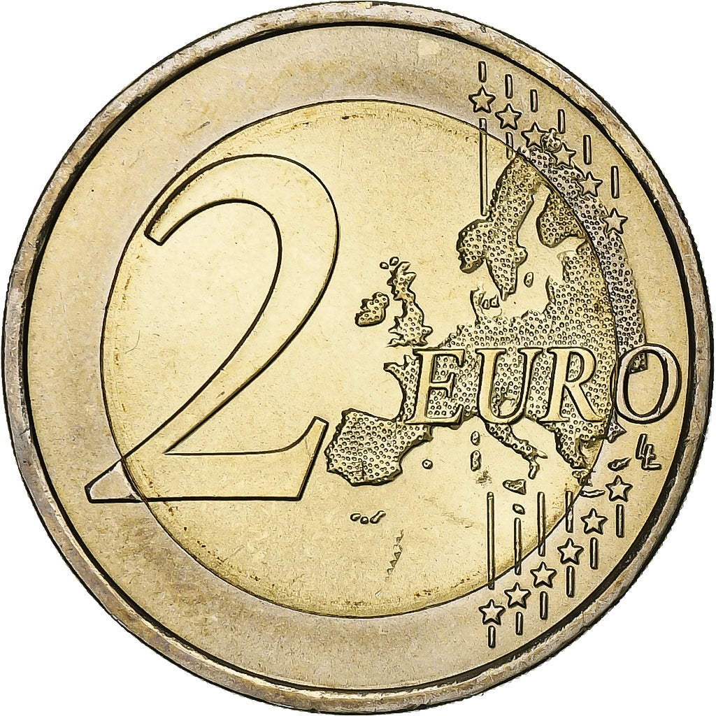 Portugal, 2 Euro, 30 ans   Drapeau européen, 2015, Bi-Metallic, MS(64), KM:New