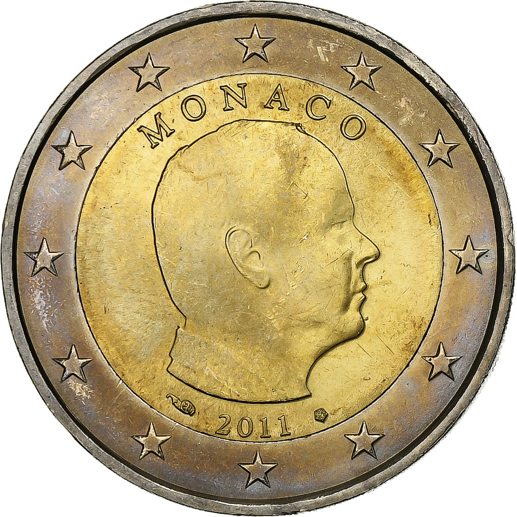 Monaco, Albert II, 2 Euro, 2011, Paris, Bi-metallico, SPL, KM:195