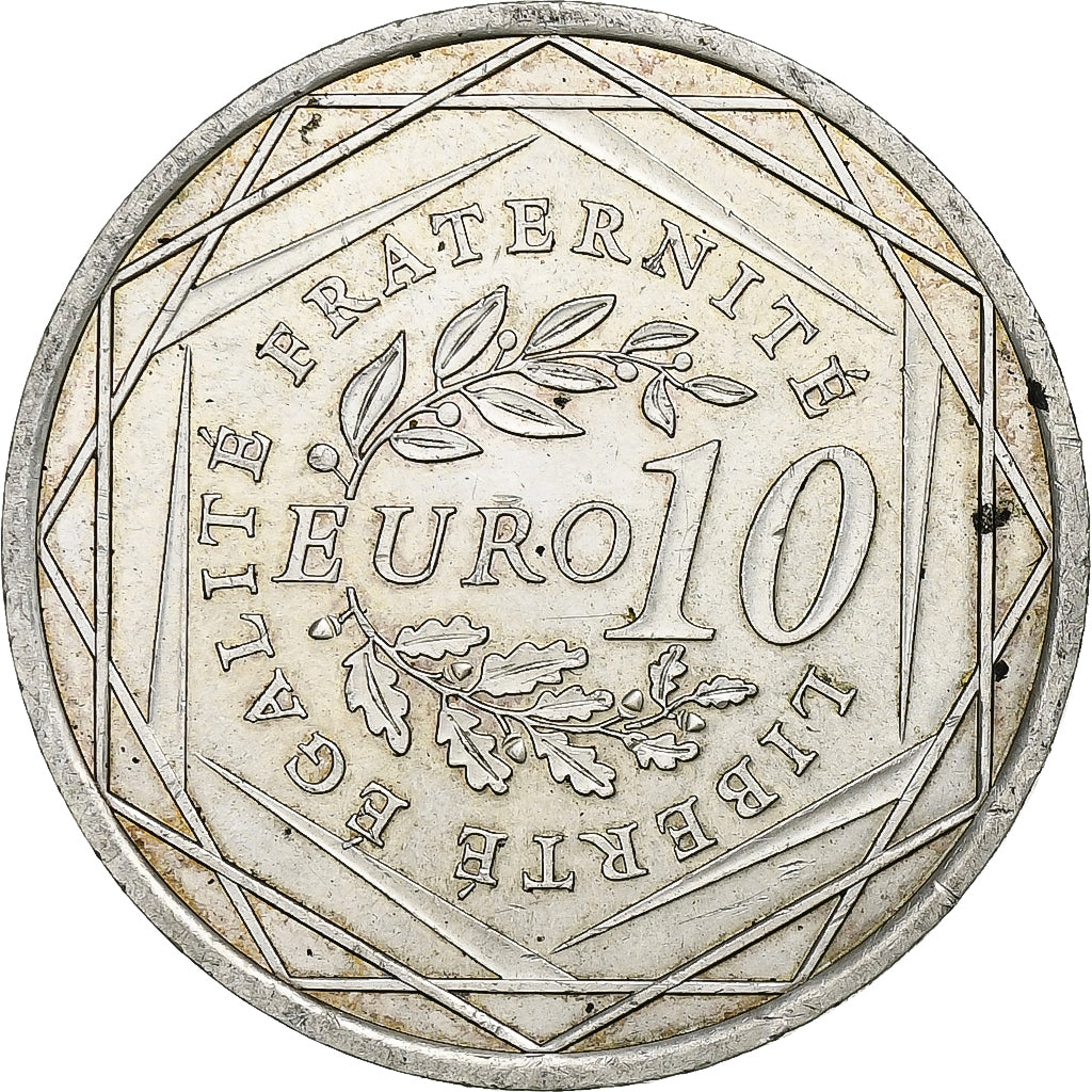 Francja, 10 Euro, Semeuse, 2009, Srebro, MS(60-62), KM:1580